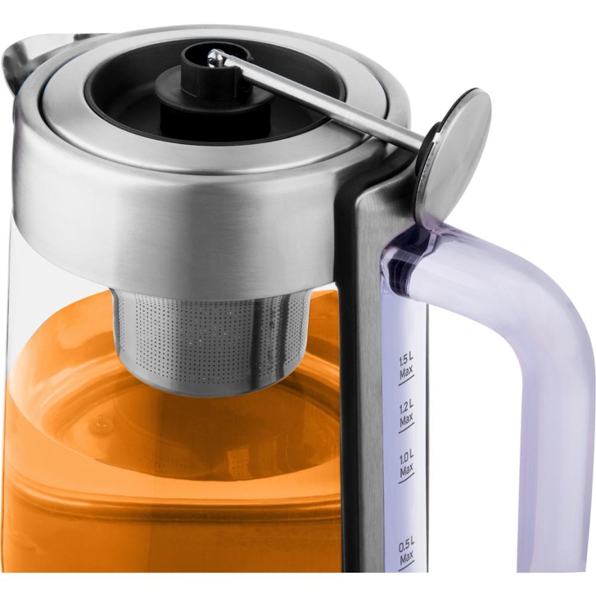 Sencor - Kiirveekeetja temperatuurireguleerimisega 1,5 l 1500W/230V roostevaba