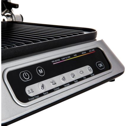 Sencor - Kontaktgrill 2100W/230V matt kroom