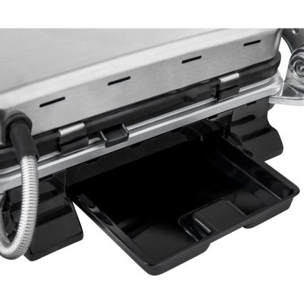 Sencor - Kontaktgrill 2100W/230V matt kroom