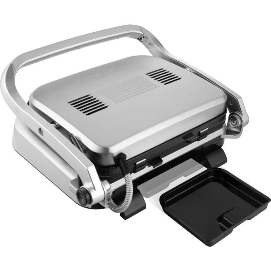 Sencor - Kontaktgrill 2100W/230V matt kroom