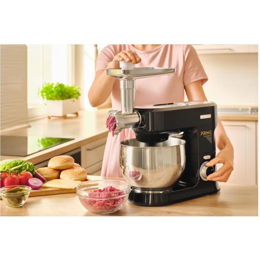 Sencor - köögikombain roostevabast terasest kausiga 1000W/230V must