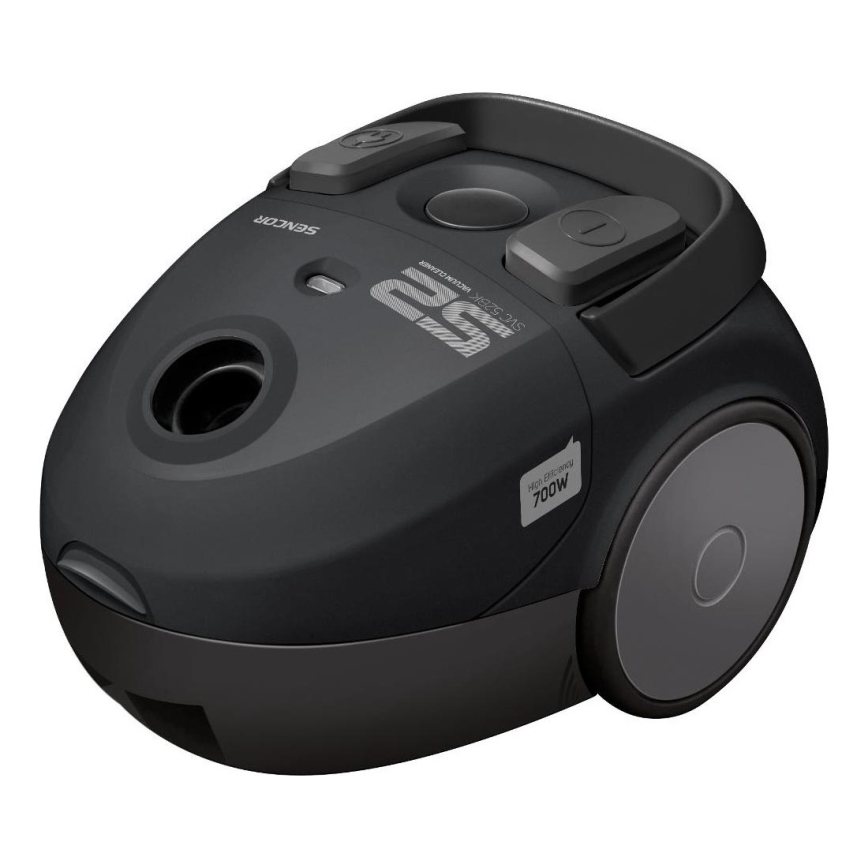 Sencor - Kotiga tolmuimeja 1,5 l 700W/230V must