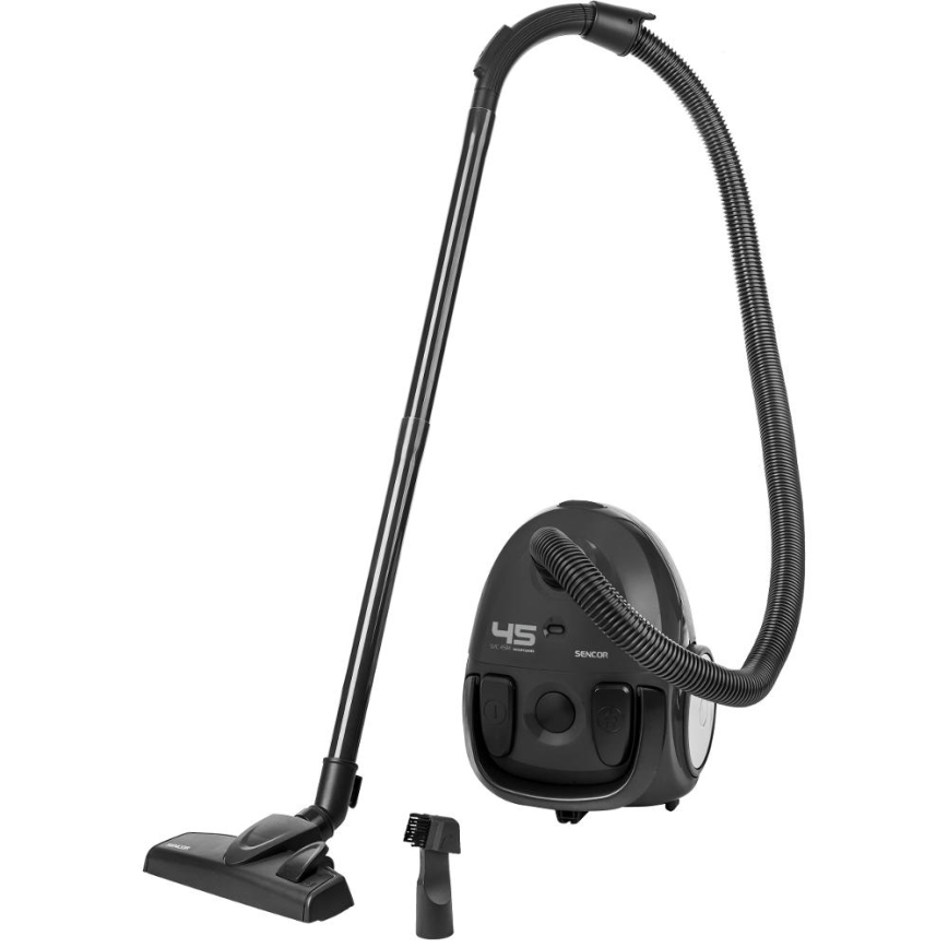 Sencor - Kotiga tolmuimeja 1,5 l 850W/230V must