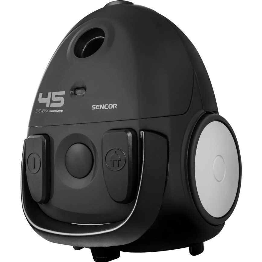 Sencor - Kotiga tolmuimeja 1,5 l 850W/230V must