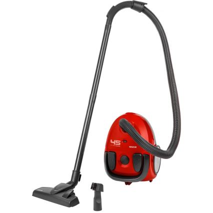 Sencor - Kotiga tolmuimeja 1,5 l 850W/230V punane/must