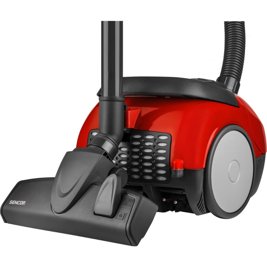 Sencor - Kotiga tolmuimeja 1,5 l 850W/230V punane/must