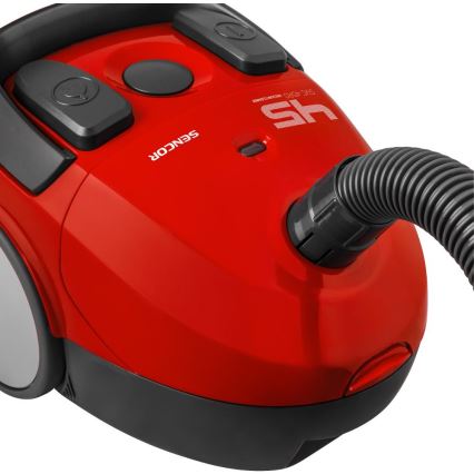 Sencor - Kotiga tolmuimeja 1,5 l 850W/230V punane/must