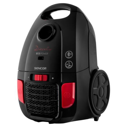 Sencor - Kotiga tolmuimeja 3 l 700W/230V must/punane