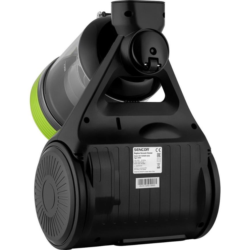 Sencor - Kotita tolmuimeja 2 l 700W/230V must/roheline