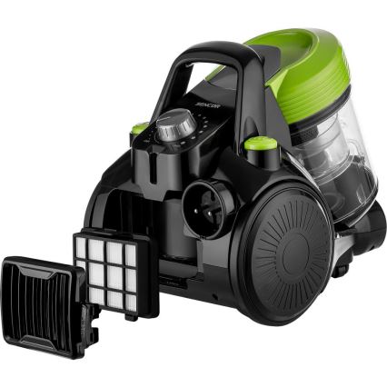 Sencor - Kotita tolmuimeja 2 l 700W/230V must/roheline