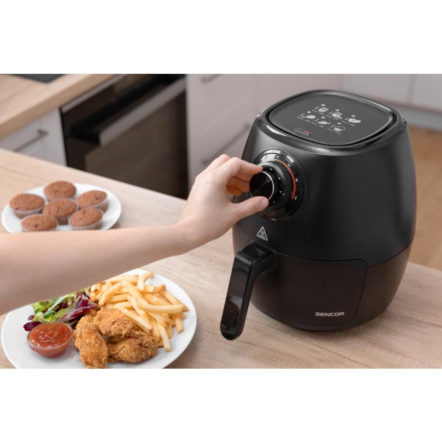 Sencor - Kuumaõhufritüür 3,5 l 1300W/230V must