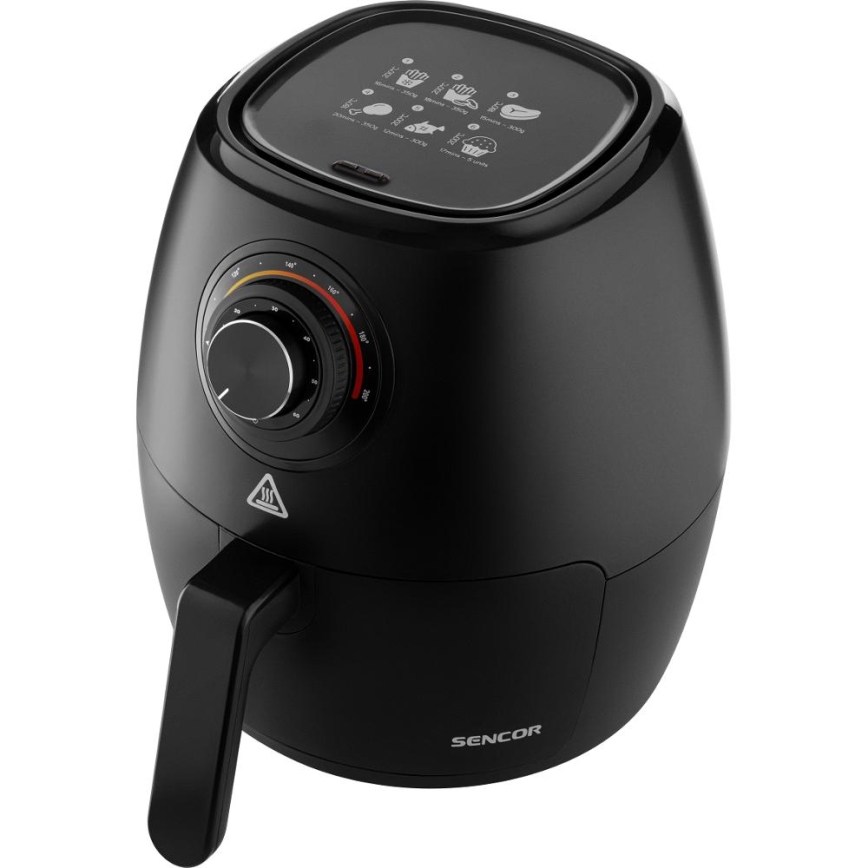Sencor - Kuumaõhufritüür 3,5 l 1300W/230V must