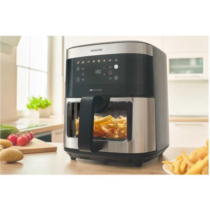 Sencor - Kuumaõhufritüür 9 l 1700W/230V must/matt kroom