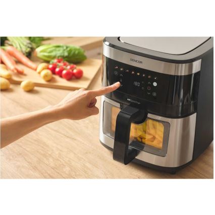 Sencor - Kuumaõhufritüür 9 l 1700W/230V must/matt kroom