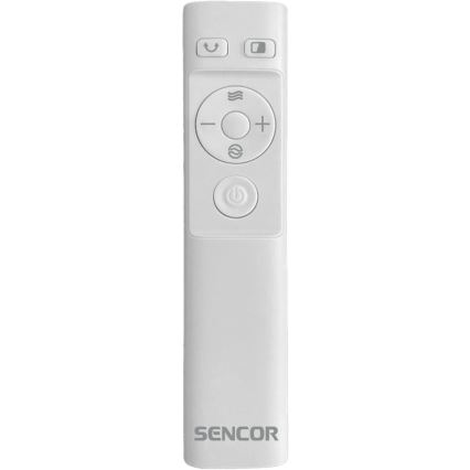 Sencor - Labadeta põrandaventilaator 50W/230V valge + kaugjuhtimispult