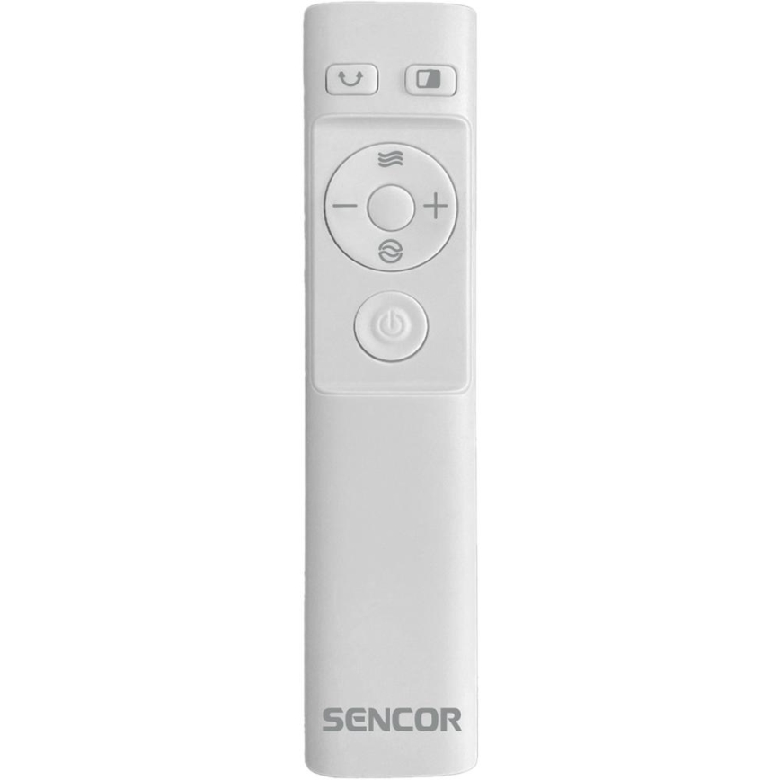 Sencor - Labadeta põrandaventilaator 50W/230V valge + kaugjuhtimispult