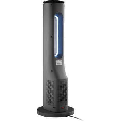 Sencor - Labadeta torni ventilaator keraamilise küttekehaga 1200/2000W/230V antratsiit + kaugjuhtimispult