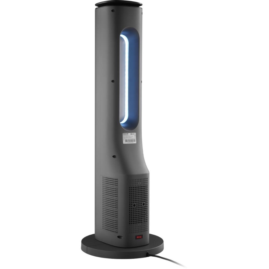 Sencor - Labadeta torni ventilaator keraamilise küttekehaga 1200/2000W/230V antratsiit + kaugjuhtimispult