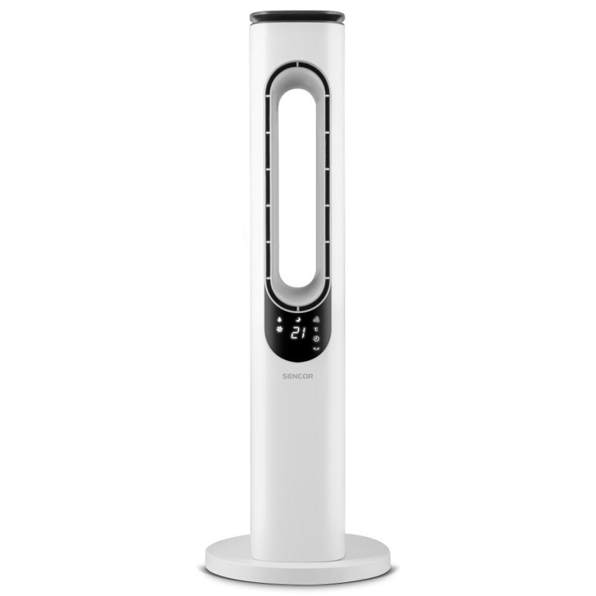 Sencor - Labadeta tornventilaator 50W/230V valge + kaugjuhtimispult