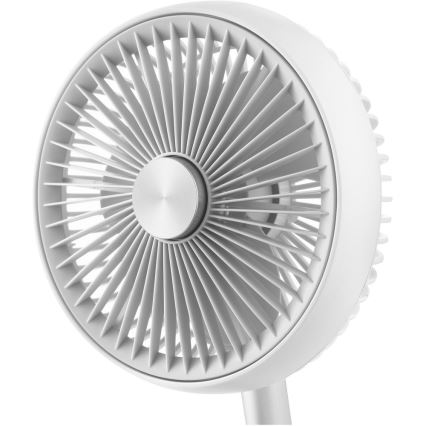 Sencor - Laetav lauaventilaator 5W/5V 4000 mAh valge