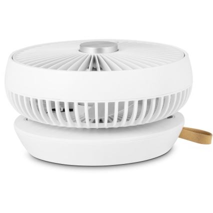 Sencor - Laetav lauaventilaator 5W/5V 4000 mAh valge