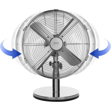 Sencor - Laua ventilaator 35W/230V läikiv kroom