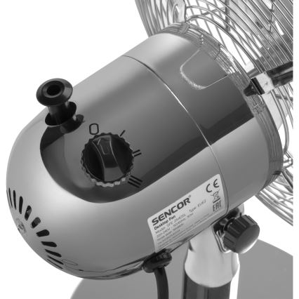 Sencor - Lauaventilaator 30W/230V läikiv kroom