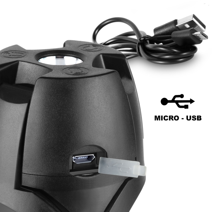 Sencor - LED Laetav matkataskulamp koos päikesepaneeliga LED/3W/1600 mAh IPX4