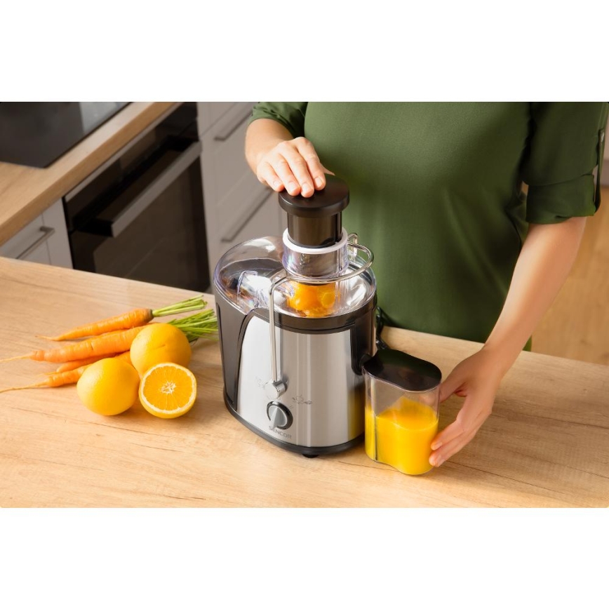 Sencor - Mahlapress 400W/230V mattkroomne/must