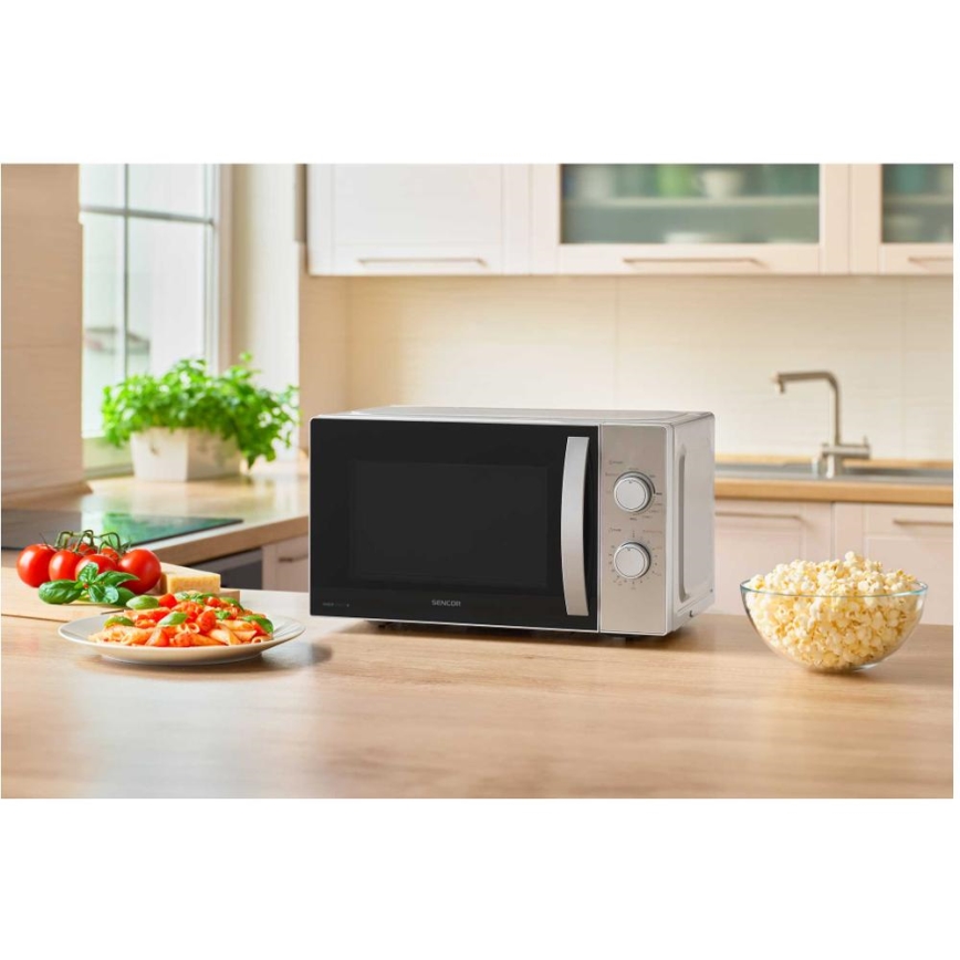 Sencor - mikrolaineahi grillfunktsiooniga 700W/1000W/230V 20 l mattkroom