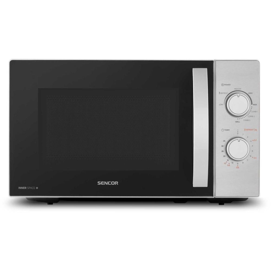 Sencor - mikrolaineahi grillfunktsiooniga 700W/1000W/230V 20 l mattkroom