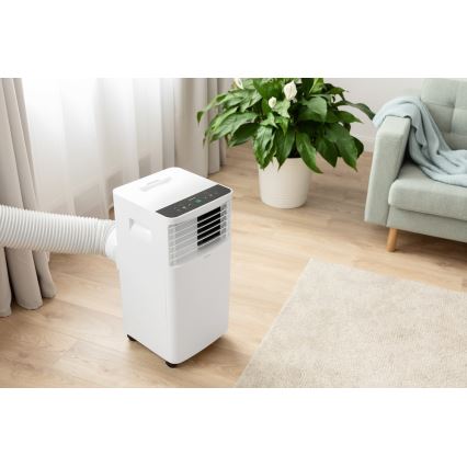 Sencor- Mobiilne konditsioneer koos LCD ekraaniga 3-ühes 930W/230V 7000 BTU Wi-Fi valge + pult