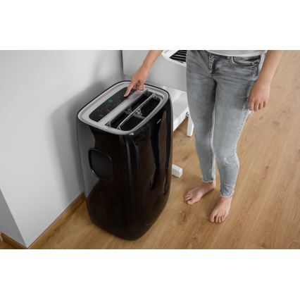 Sencor - Mobiilne konditsioneer koos LED ekraaniga 3-ühes 1000W/230V 9000 BTU must + pult