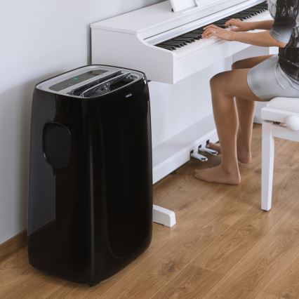 Sencor - Mobiilne konditsioneer koos LED ekraaniga 3-ühes 1000W/230V 9000 BTU must + pult