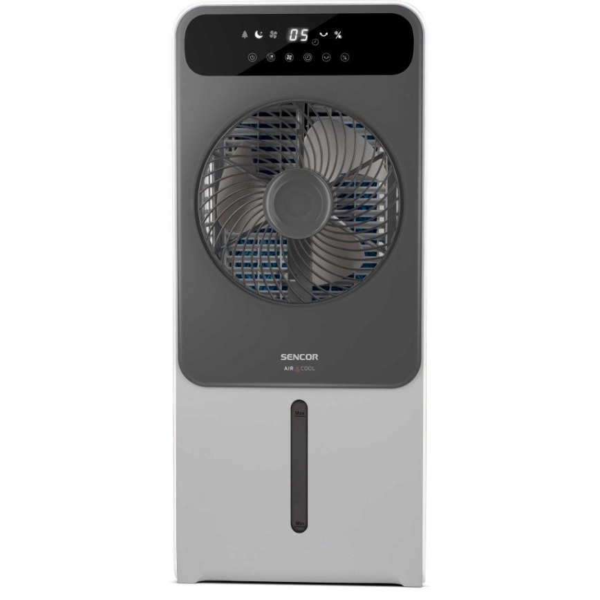 Sencor - Mobiilne õhujahuti 28W/230V hall + kaugjuhtimispult