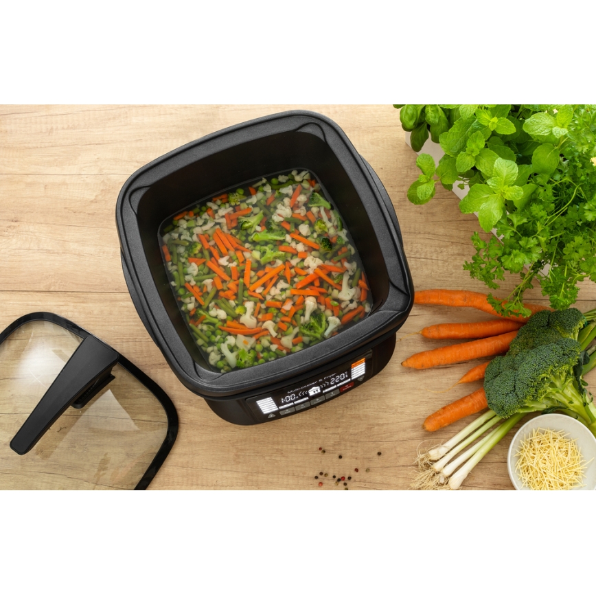 Sencor - Multifunktsionaalne praepann lisatarvikutega 1800W/230V 18 funktsiooni 4,8l