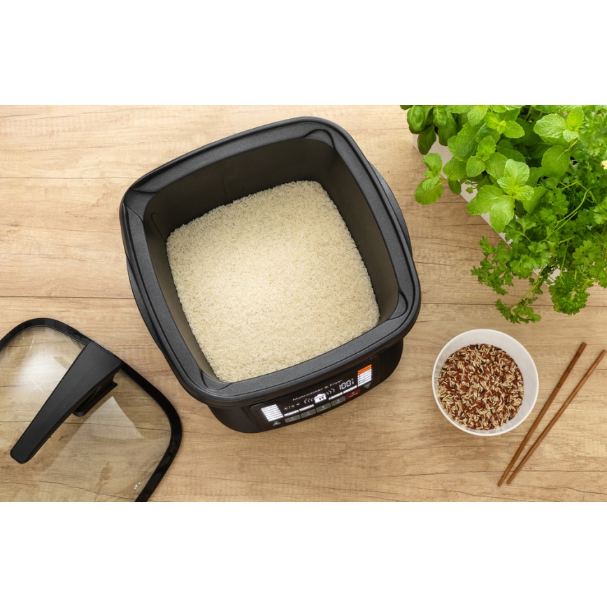 Sencor - Multifunktsionaalne praepann lisatarvikutega 1800W/230V 18 funktsiooni 4,8l