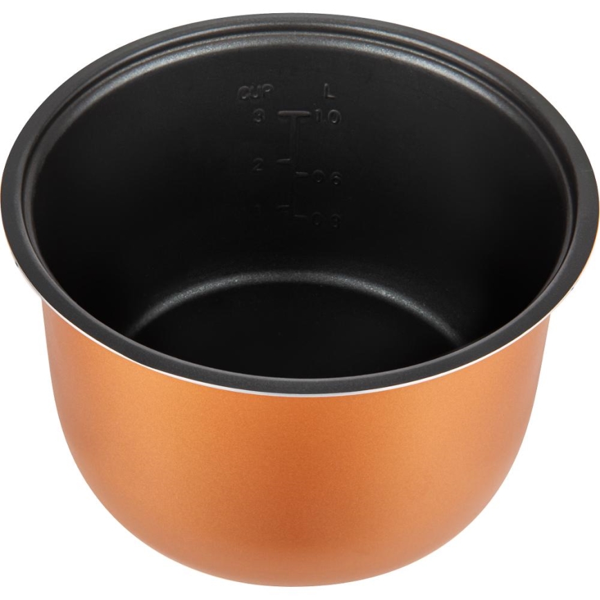 Sencor - Multifunktsionaalne riisikeetja 350W/230V 0,6 l roostevaba/must