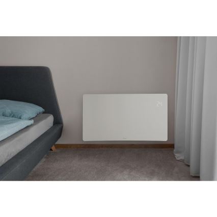 Sencor - Nutikas elektriline konvektor/otsekütteseade 1200/2400W/230V IP24 Wi-Fi valge