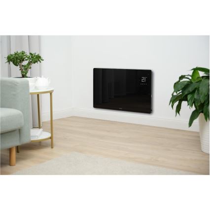 Sencor - Nutikas elektriline otsesoojendi/konvektor 2000W/230V IP24 Wi-Fi must + kaugjuhtimispult