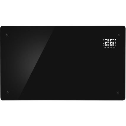 Sencor - Nutikas elektriline otsesoojendi/konvektor 2000W/230V IP24 Wi-Fi must + kaugjuhtimispult