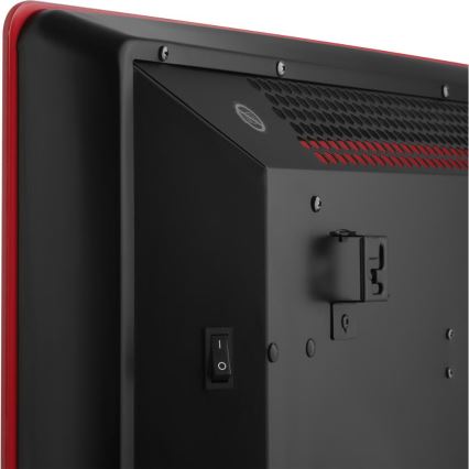 Sencor - Nutikas elektriline otsesoojendi/konvektor 1200/2400W/230V IP24 Wi-Fi punane