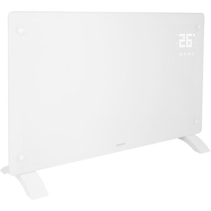 Sencor - Nutikas elektriline otseküttekeha/konvektor 2000W/230V IP24 Wi-Fi valge + kaugjuhtimispult