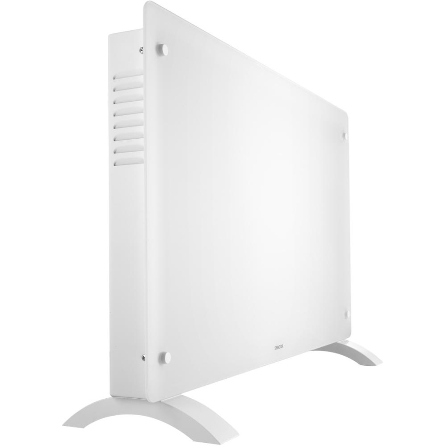 Sencor - Nutikas elektriline otseküttekeha/konvektor 2000W/230V IP24 Wi-Fi valge + kaugjuhtimispult