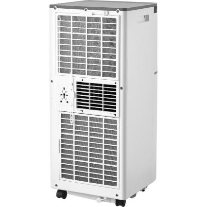 Sencor - Nutikas mobiilne kliimaseade 3-ühes koos kogu tarvikukomplektiga 815W/230V 8000 BTU Wi-Fi valge + kaugjuhtimispult