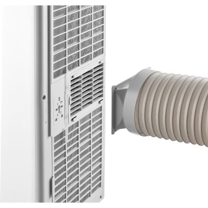 Sencor - Nutikas mobiilne kliimaseade 3-ühes koos kogu tarvikukomplektiga 815W/230V 8000 BTU Wi-Fi valge + kaugjuhtimispult