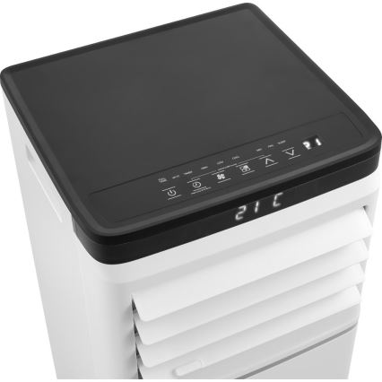 Sencor - Nutikas mobiilne kliimaseade 3-ühes koos täieliku tarvikukomplektiga 1020W/230V 10000 BTU Wi-Fi valge + kaugjuhtimispult