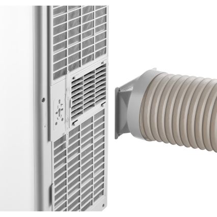 Sencor - Nutikas mobiilne kliimaseade 3-ühes koos täieliku tarvikukomplektiga 1020W/230V 10000 BTU Wi-Fi valge + kaugjuhtimispult
