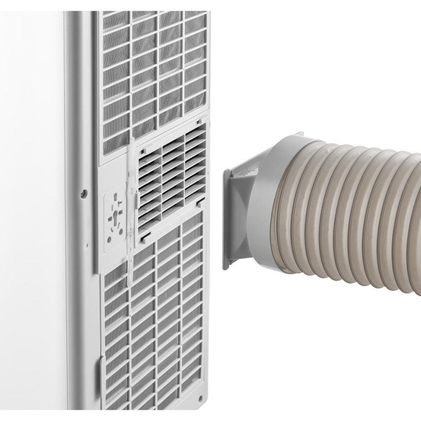 Sencor - Nutikas mobiilne kliimaseade 3-ühes koos täieliku tarvikukomplektiga 1020W/230V 10000 BTU Wi-Fi valge + kaugjuhtimispult