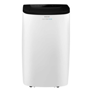 Sencor - nutikas mobiilne kliimaseade 4-ühes koos täieliku tarvikukomplektiga 1750W/230V 18000 BTU Wi-Fi valge + kaugjuhtimispult